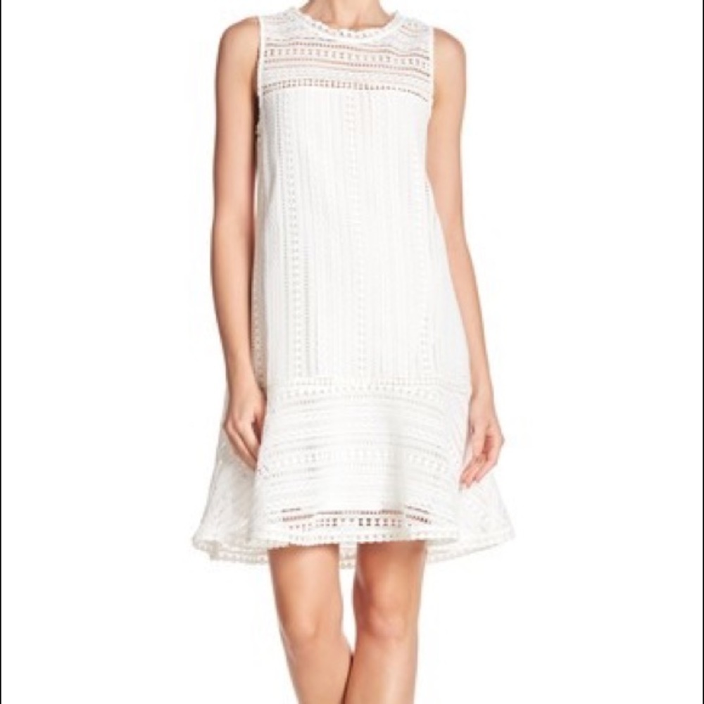Doe & Rae Drop Waist Crochet Dress
